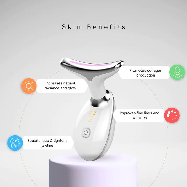GlowPulse™ EMS & LED Facial Sculptor – Lift, Firm & Rejuvenate Skin Naturally